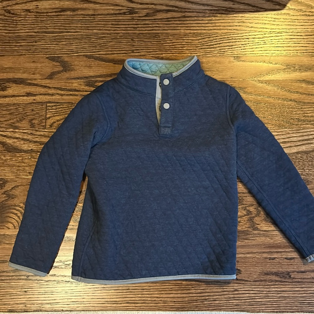 Reversible Marine Layer quilted sweater (4/5)